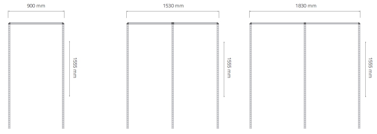 Perforated Upright frames ESD Workstation AES